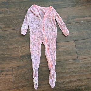KicKee Pants footie zipper pajamas size 12-18 months